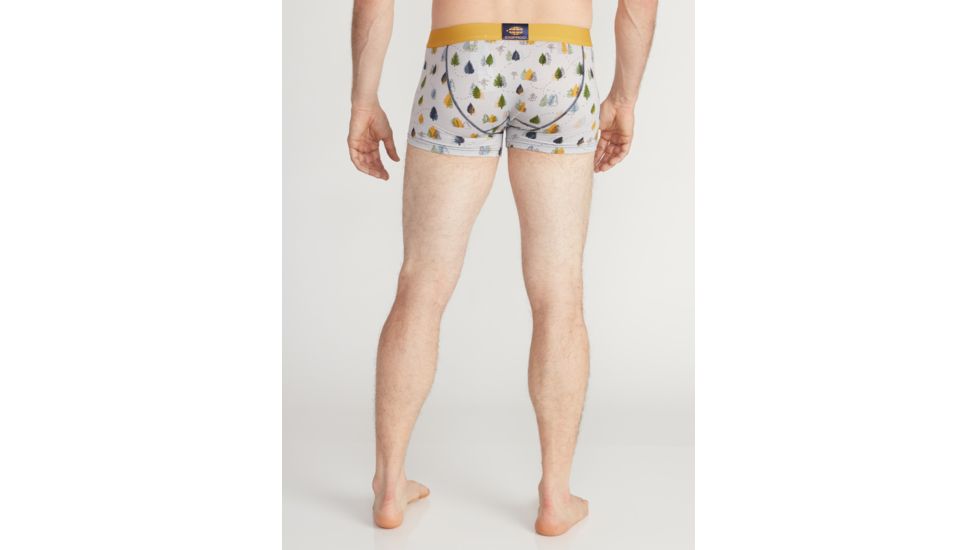 ExOfficio Demo, GNG Spt Msh Printed 3in Boxer Brief - Men's, Happy Tree, Medium, 1245-3042-HTRE-M-DM