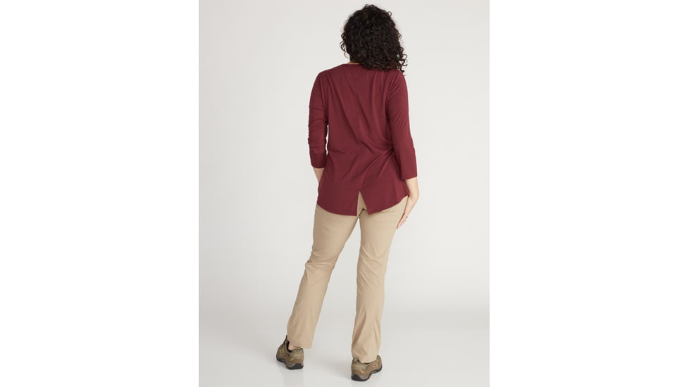 ExOfficio Demo, Wanderlux 3/4 Sleeve Shirt - Womens, Vineyard, Medium, 2011-3084-VNRD-M-DM