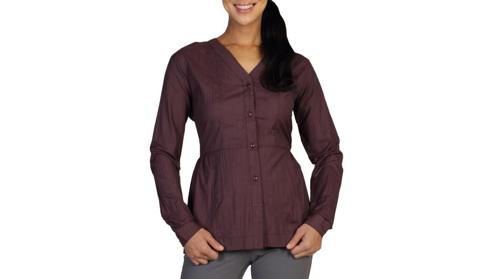 ExOfficio Ellora Long Sleeve Shirt - Women's-Antique-Large