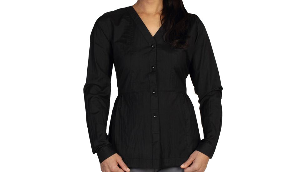 Ellora Long Sleeve Shirt - Womens-Black-Small, 2001-2057-9999-S