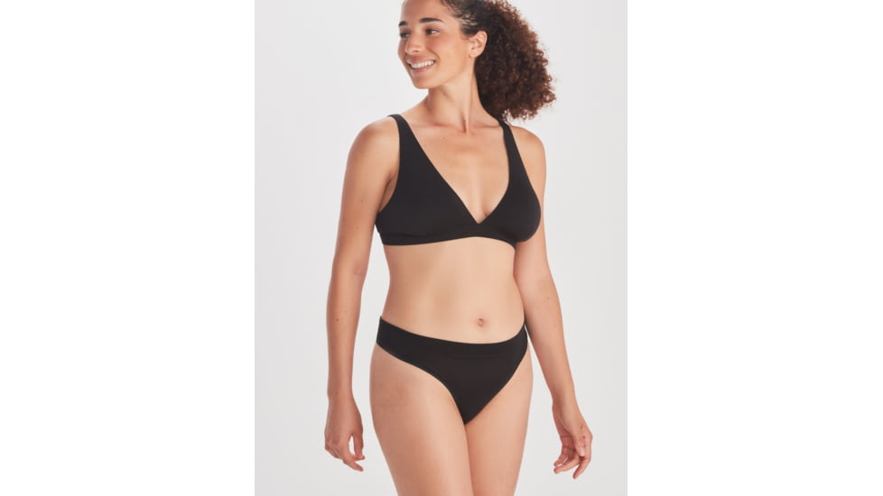 ExOfficio Everyday Thong - Womens, Black, Large, E14108-9999-L