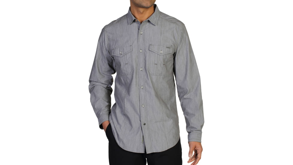 Ferrara Chambray Long Sleeve Shirt - Mens -Tough-X-Large