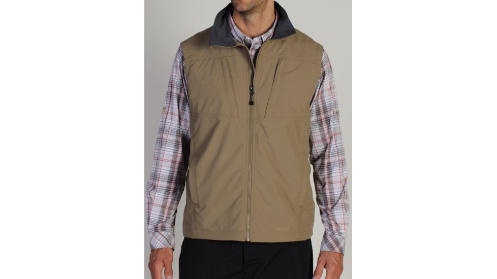 ExOfficio FlyQ Lite Vest - Mens-Walnut-X-Large