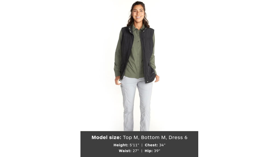 ExOfficio FlyQ Vest - Womens, Black, Extra Large, 2076-6700-9999-XL