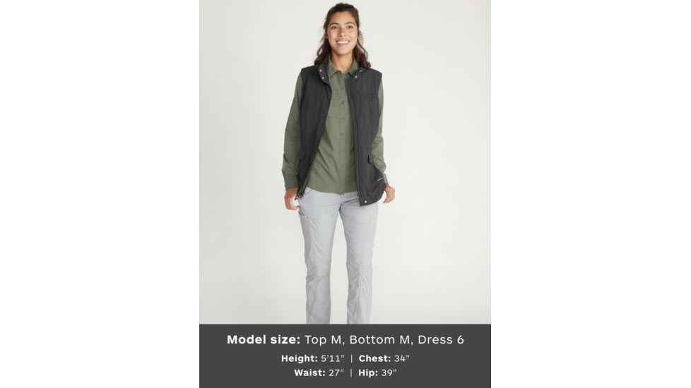 ExOfficio FlyQ Vest - Womens, Black, Medium, 2076-6700-9999-M