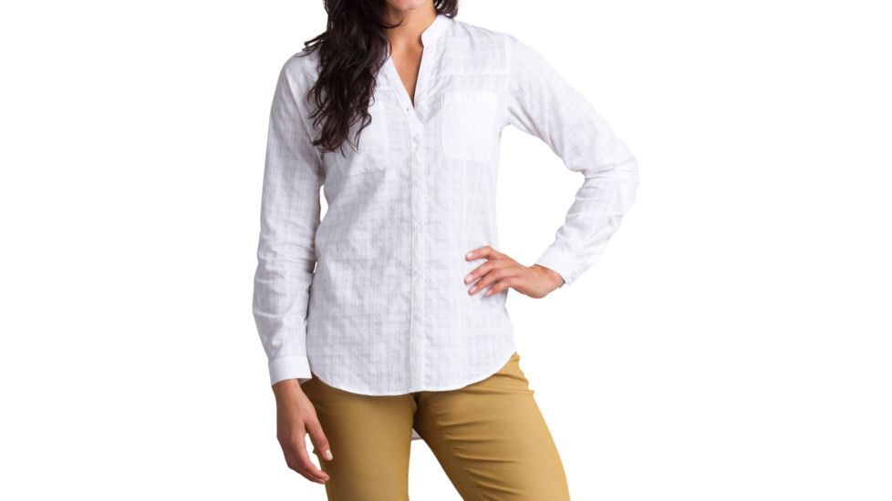 ExOfficio Fresco Long Sleeve - Women's-White-Small