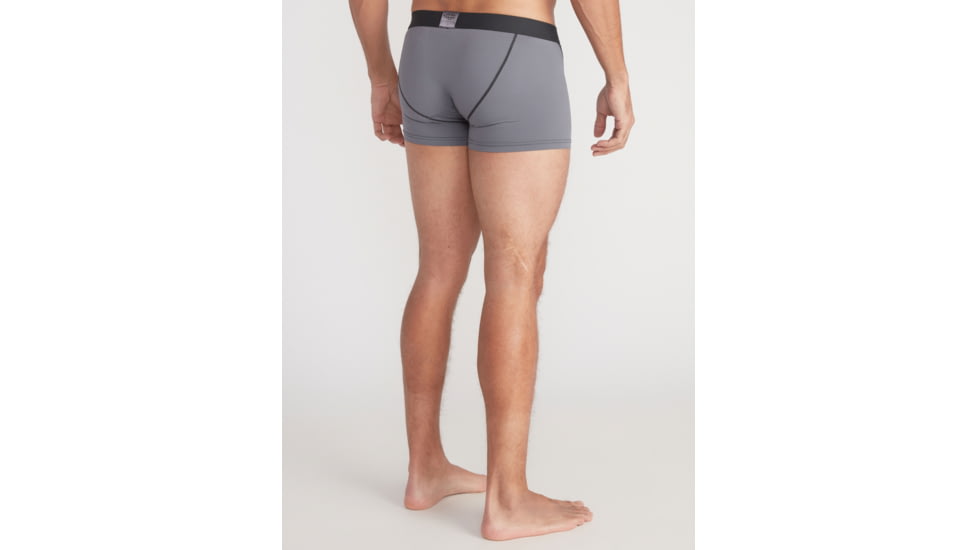 ExOfficio Give-N-Go 2.0 3in Sport Boxer Brief - Mens, Steel Onyx/Black, 2XL, 12413447-9182-2XL