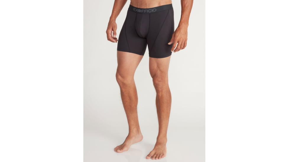 ExOfficio Give-N-Go 2.0 6in Sport Boxer Brief - Mens, Black/Black, 2XL, 12413448-9141-2XL