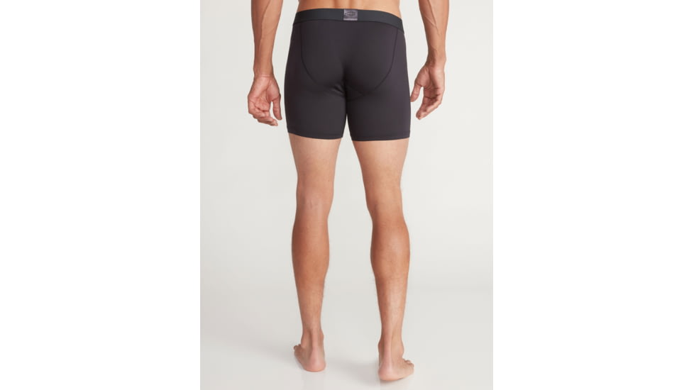 ExOfficio Give-N-Go 2.0 6in Sport Boxer Brief - Mens, Black/Black, 2XL, 12413448-9141-2XL