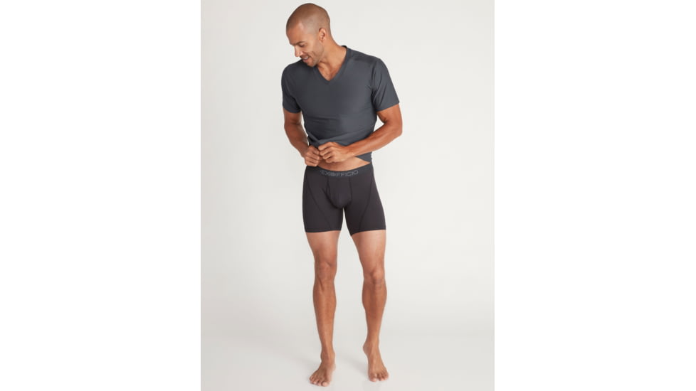 ExOfficio Give-N-Go 2.0 6in Sport Boxer Brief - Mens, Black/Black, 2XL, 12413448-9141-2XL