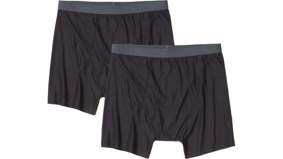 ExOfficio Give-N-Go 2.0 Boxer Brief 2Pk - Mens, Black, Small, 12416713-9999-S