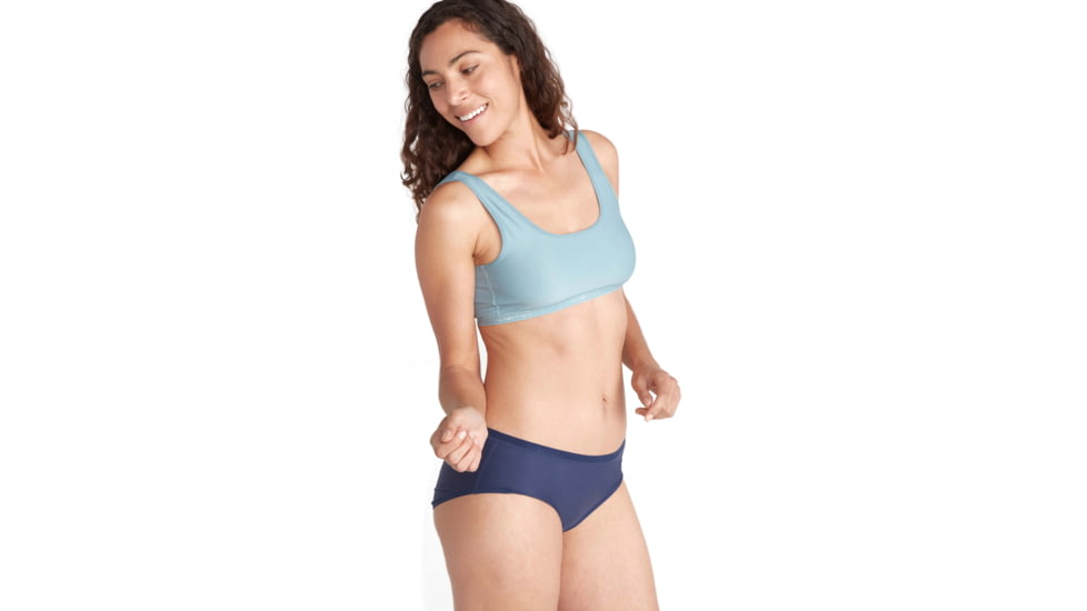 ExOfficio Give-N-Go 2.0 Bralette - Womens, Smoke Blue, Large, 22423468-16271-L