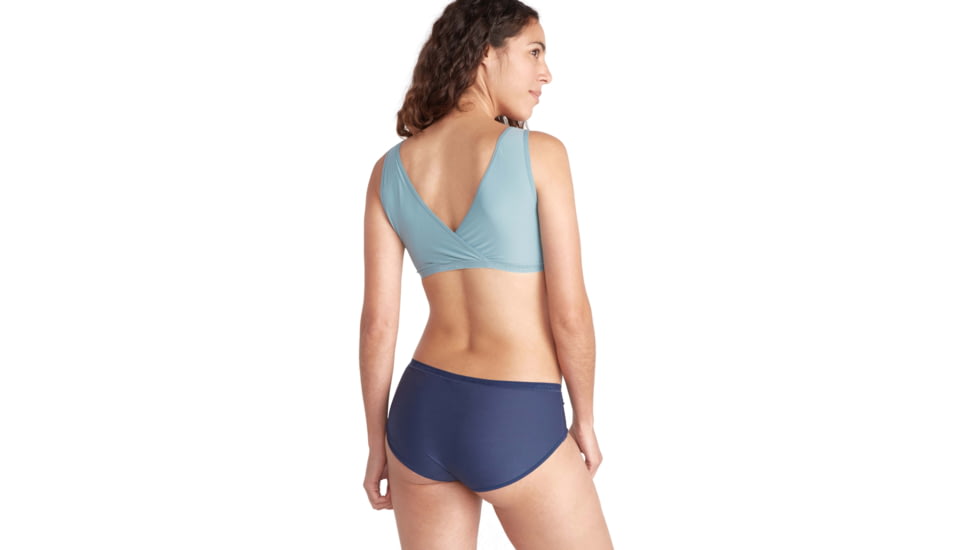 ExOfficio Give-N-Go 2.0 Bralette - Womens, Smoke Blue, Large, 22423468-16271-L