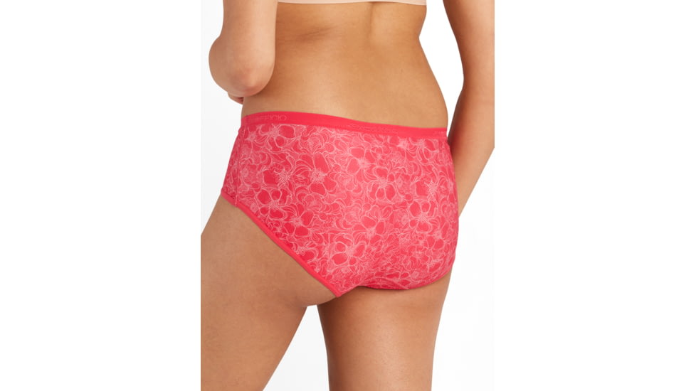 ExOfficio Give-N-Go 2.0 Hipster Brief - Womens, Teaberry Hibiscus, XS, 22419784-23372-XS