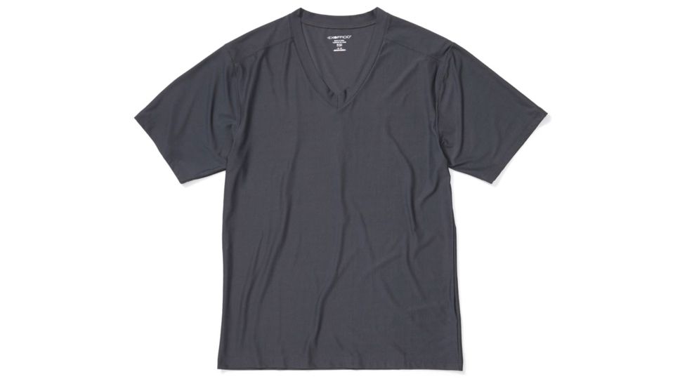 ExOfficio Give-N-Go 2.0 V-Neck - Mens, Dark Steel, Large, 1242-6697-9361-L