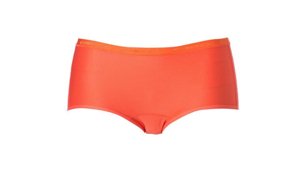 ExOfficio Give-N-Go Boy Cut Brief - Women's -Bright Coral-X-Large