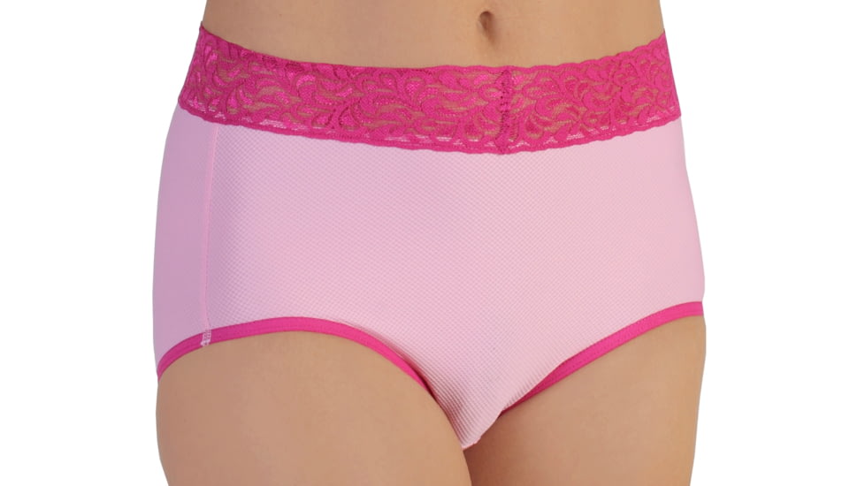 ExOfficio Give-N-Go Lacy Full Cut Brief - Women's-Blush-Small