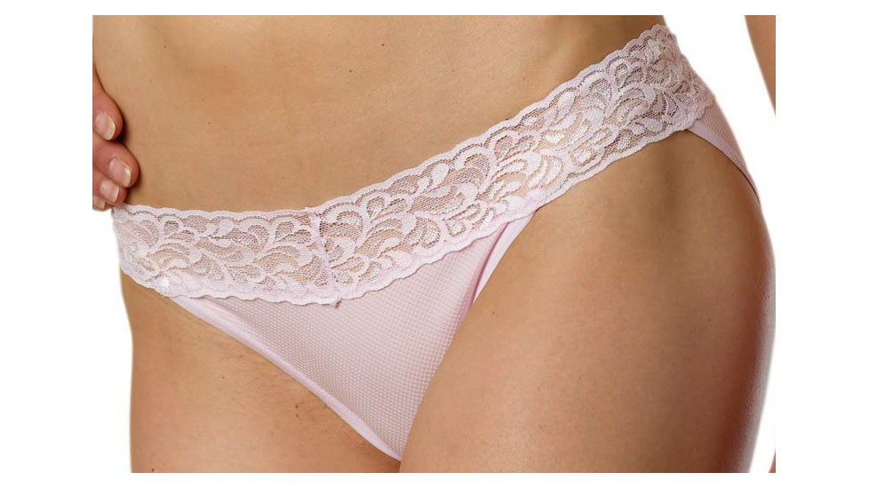 ExOfficio Give-N-Go Lacy Low Bikini - Women's -Lt Grape-Medium