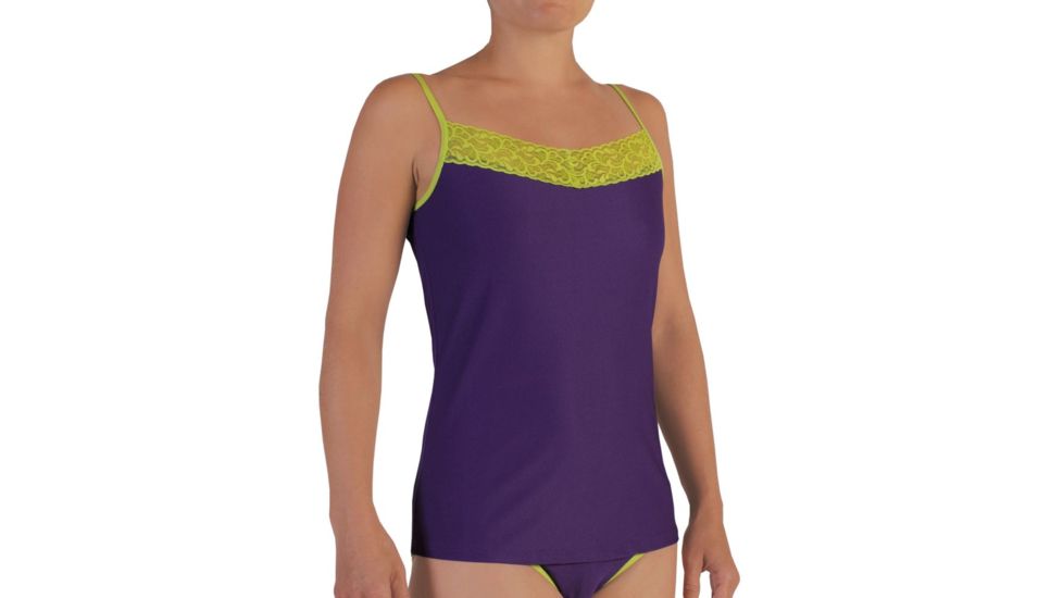 Give-N-Go Lacy Shelf Bra Cami - Womens -Wisteria-X-Small