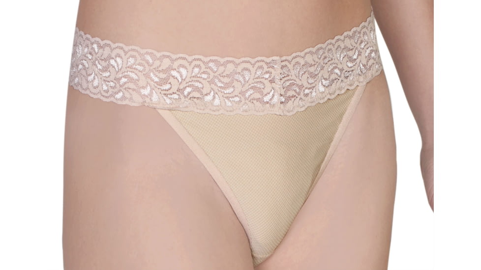 ExOfficio Give-N-Go Lacy Thong - Women's -Nude Clearance-X-Large