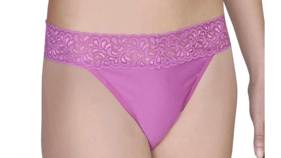 ExOfficio Give-N-Go Lacy Thong - Women's -Raspberry-X-Large