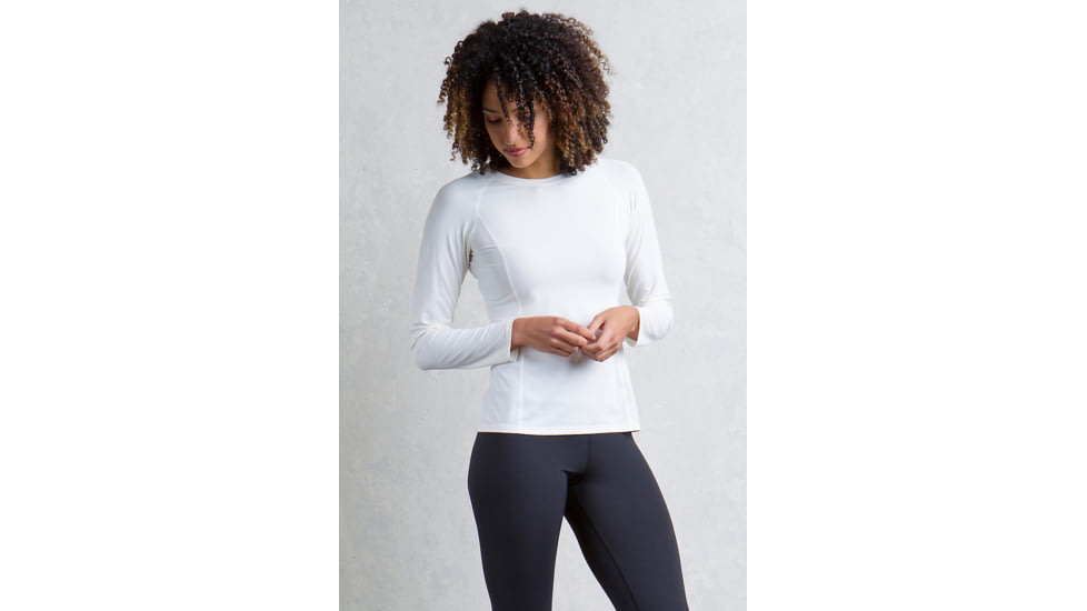 ExOfficio Give-N-Go Perf Base Layer Crew - Women's, Alyssum, Small, 2244-2973-Alyssum-S