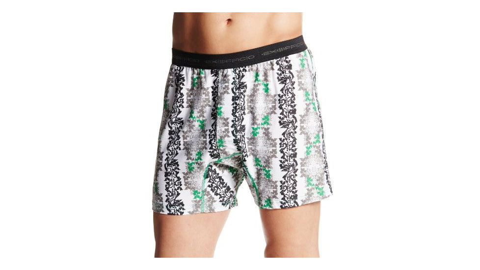 ExOfficio Give-N-Go Pisco Boxer - Men's -White-XX-Large