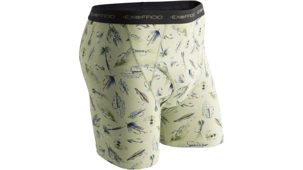 ExOfficio Give-N-Go Printed Boxer Brief - Men's-Marsh/Flys-X-Large