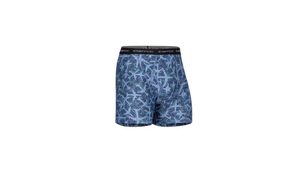 ExOfficio Give-N-Go Printed Boxer Brief Mens, Navy Planes, XL, 12452345-7318-XL