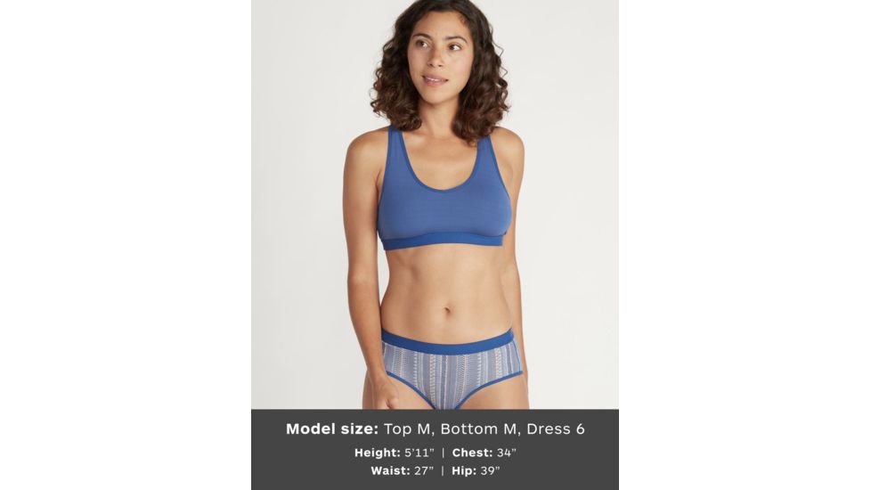 ExOfficio Give-N-Go Sport 2.0 Bralette - Womens, Admiral Blue, Medium, 2242-3454-5017-M