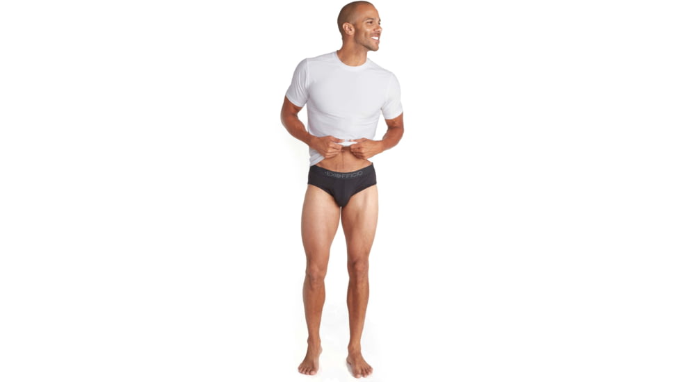 ExOfficio Give-N-Go Sport 2.0 Brief - Mens, Black/Black, Extra Large, 12413446-9141-XL