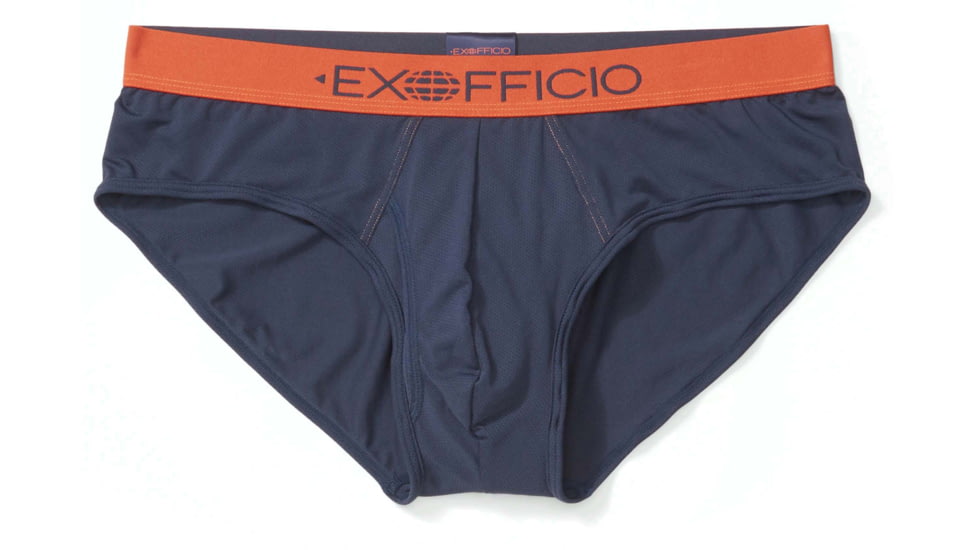 ExOfficio Give-N-Go Sport 2.0 Brief - Mens, Navy/Koi, Medium, 12413446-5388-M