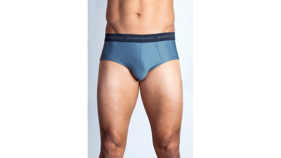 Give-N-Go Sport Low Rise Flyless Brief - Mens-Charcoal-Large
