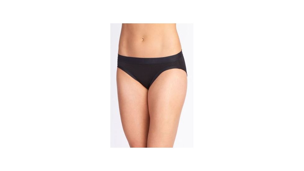 ExOfficio Give-N-Go Sport Mesh Hi Cut Brief Women's, Black, XS 22412882-9999_XS