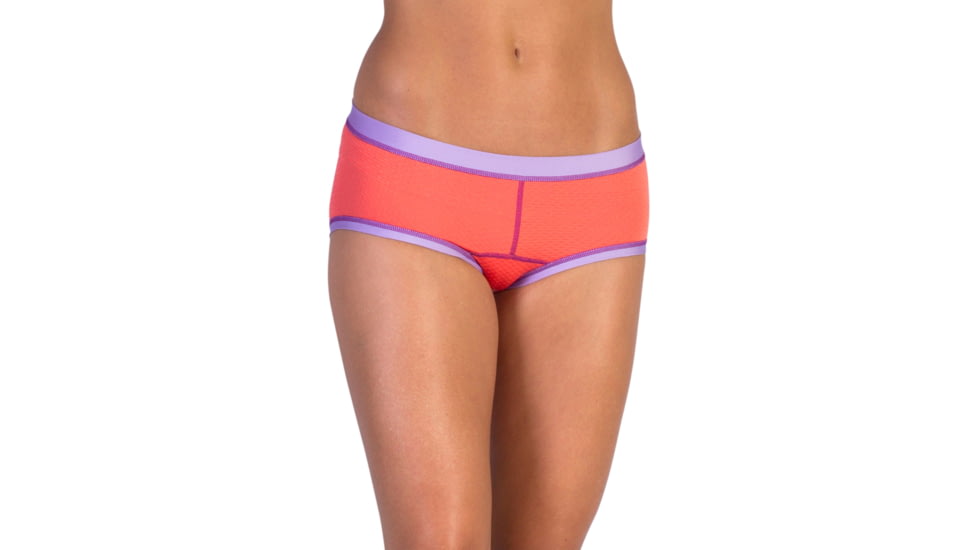 ExOfficio Give-N-Go Sport Mesh Hipkini - Women's-Hot Coral-Small