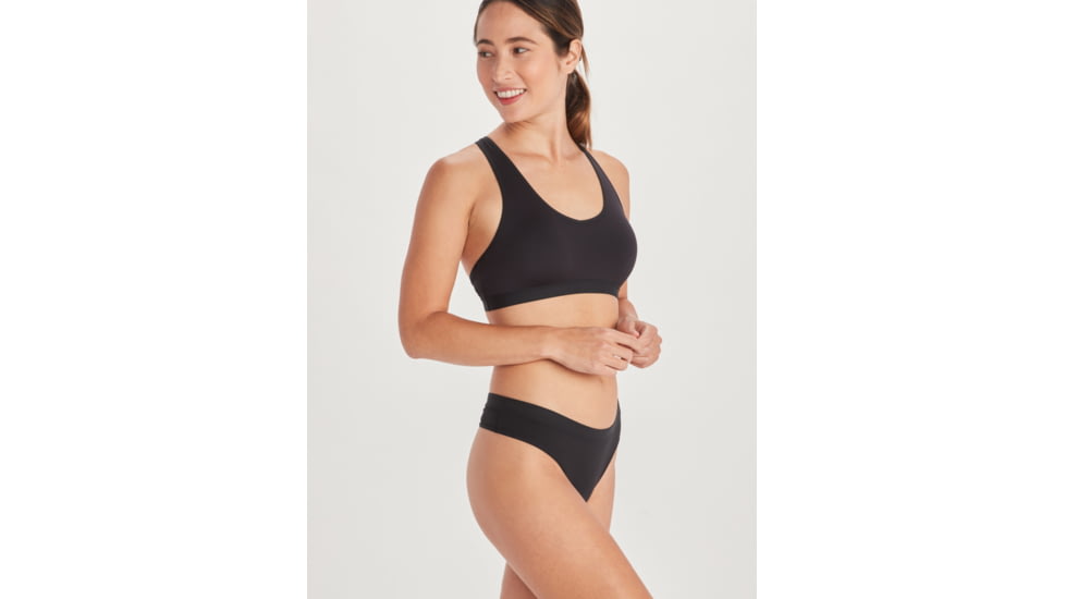 ExOfficio GNG Sport 2.0 Thong - Womens, Black, Extra Large, 22419779-9999-XL