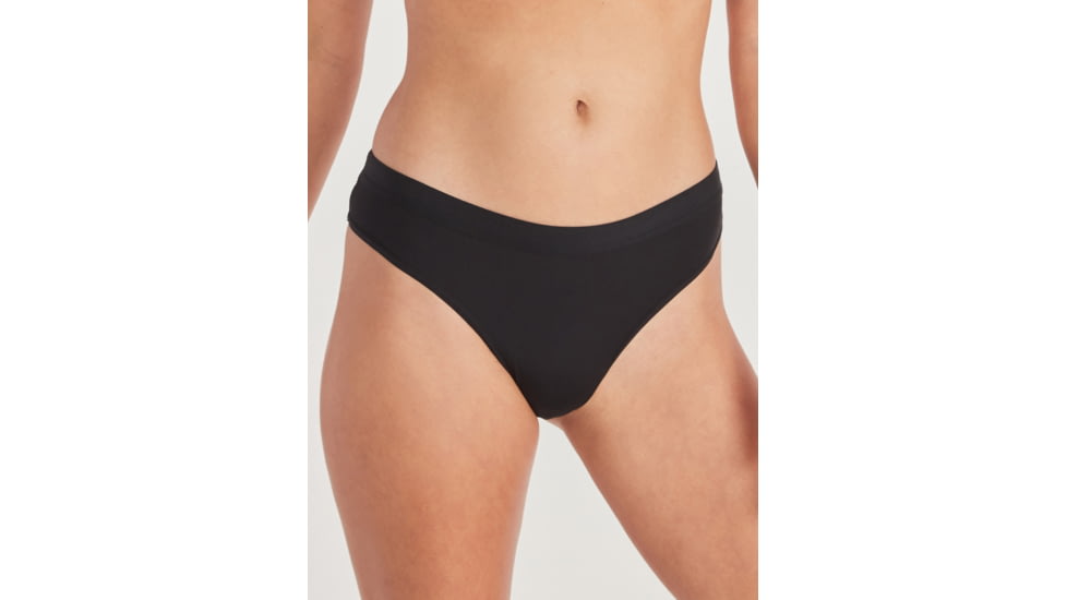 ExOfficio GNG Sport 2.0 Thong - Womens, Black, Extra Large, 22419779-9999-XL