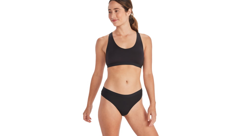 ExOfficio GNG Sport 2.0 Thong - Womens, Black, Extra Large, 22419779-9999-XL