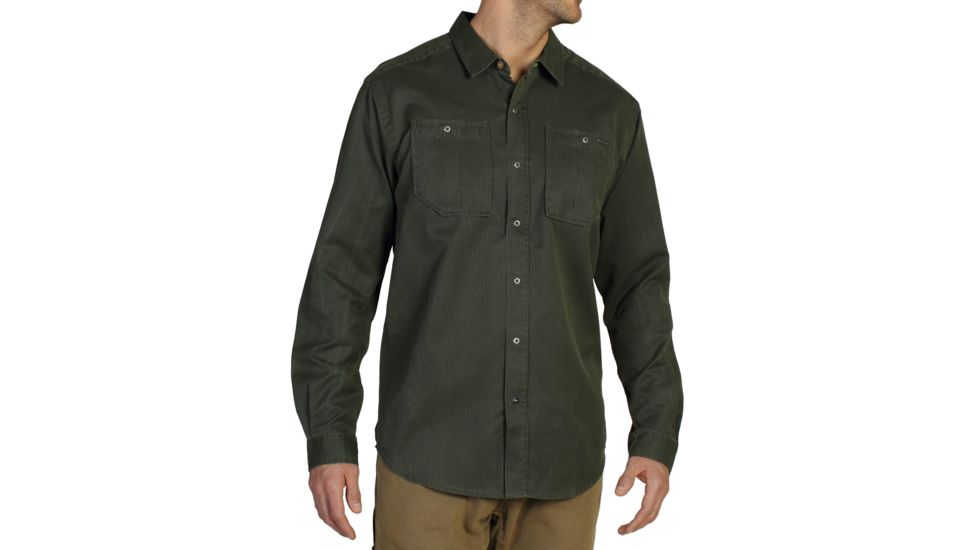 Hida Long Sleeve Shirt - Mens -Loden-Small
