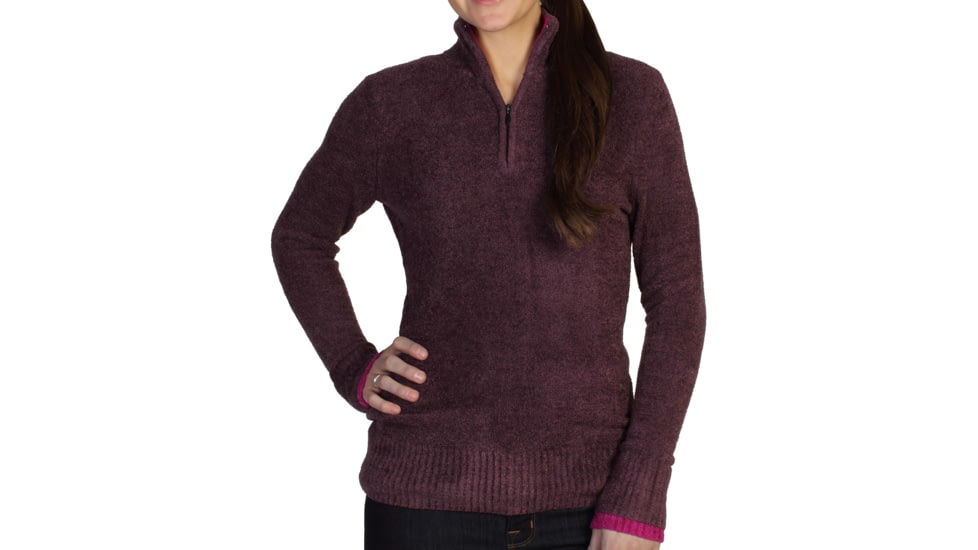 ExOfficio Irresistible Dolce 1/4 Zip Sweater - Women's-Antique-X-Large