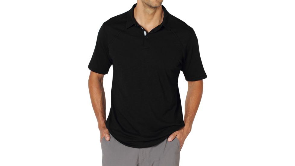 JavaTech Polo Short Sleeve Shirt - Mens -Black-XX-Large