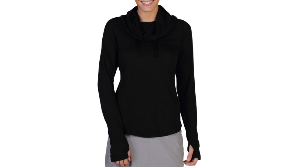 ExOfficio Javatech Pullover Hoody - Women's-Black-Small