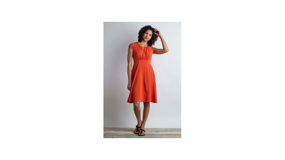 ExOfficio Kizmet Cross-Front Dress Women's, Paprika, 6 20613100-3530_6