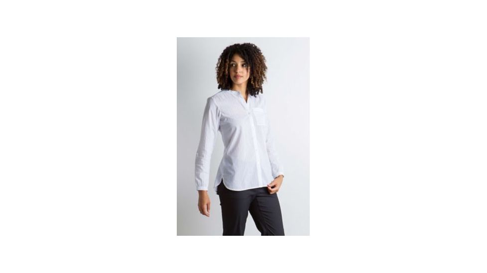 ExOfficio Lencia Long Sleeve Shirt Women's, White, XS 20013153-1000_XS