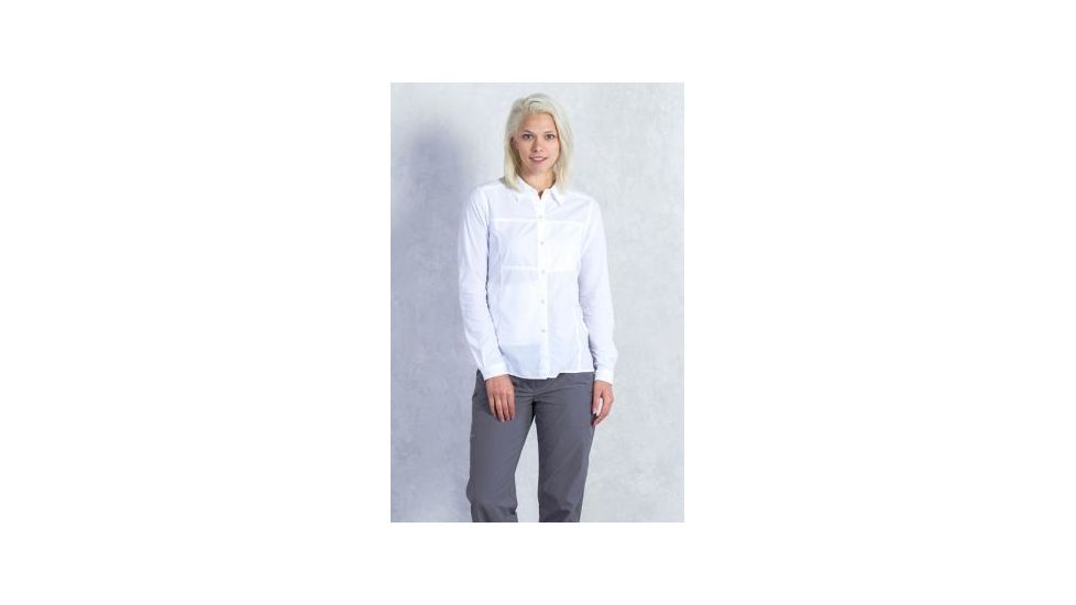 ExOfficio Lightscape Long Sleeve Shirt Women's, White, XL 2001-2560-1000-XL