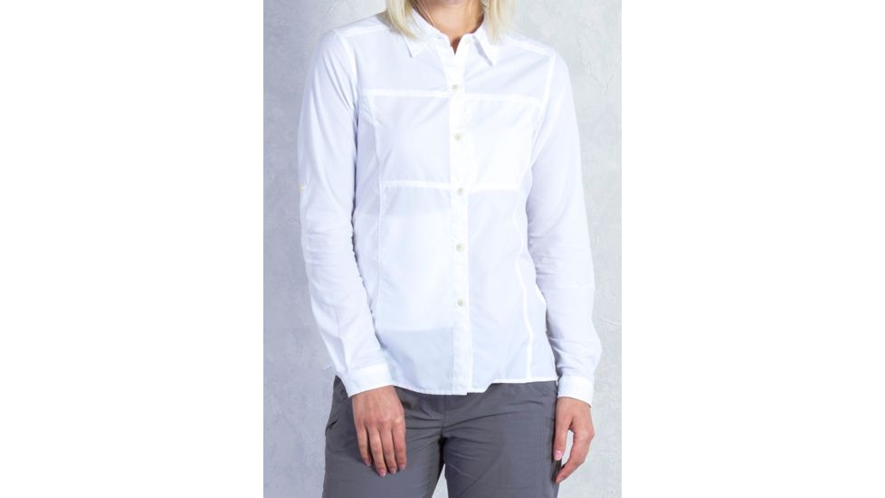 Lightscape Long Sleeve Shirt - Womens-White-Small