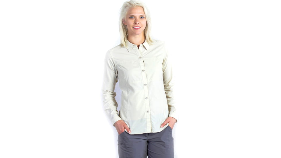 ExOfficio Lightscape Long Sleeve - Womens, Bone, Small, 2001-2560-8050-S