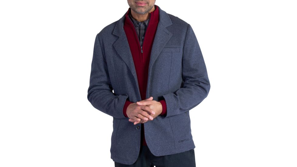 ExOfficio Marco Blazer - Men's-Black Heather-X-Large