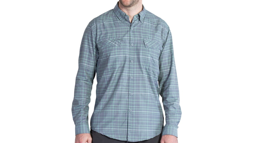ExOfficio Minimo Plaid Long Sleeve Shirt - Men's -Road-X-Large