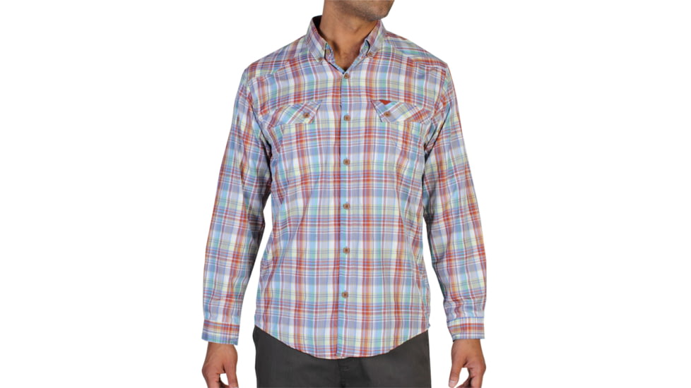 Minimo Plaid Long Sleeve Shirt - Mens -Sedona-XX-Large